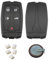DIY Repair Kit for Land Rover Freelander 2 5 Button Dash Remote Key Fob Case