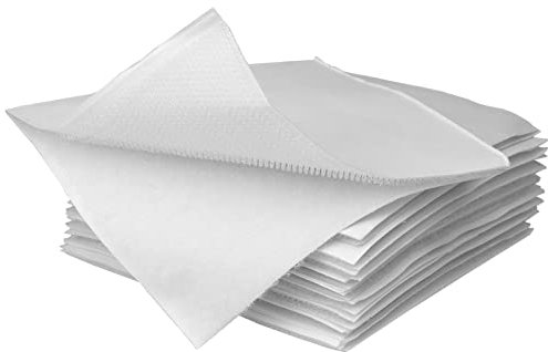 Klettband Klebe Pads 10er Pack 10x10cm I Beiseitig Haken & Flausch selbstklebend I Hängen Montieren ohne Bohren I Weiß