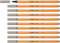 STABILO - Fineliner - point 88-10er Pack - warmgrau