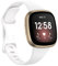 BoLuo Uhrenarmbänder Kompatibel mit Fitbit Versa 4 / Versa 3,Silikon Watch Bracelet Armband Silikonband Strap,Uhrenarmband Armbänder Bracelet für Fitbit Versa 4 / Versa 3/ Fitbit Sense (S, Weiß)