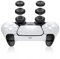 GeekShare Thumb Grip Caps für PS5 Controller, PS4, Nintendo Switch Pro Controller, Silikon, Schwarz