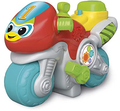 Clementoni Baby Ale Moto Mondiale, Gioco Prima Infanzia per Bambino 10+ Mesi, Stimola lo Sviluppo Motorio, il Linguaggio e la Comprensione di Causa-Effetto, Made in Italy, Lingua Italiana, 17775