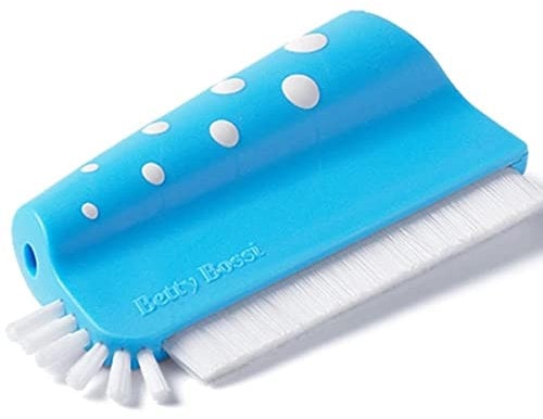 Betty Bossi Fugen-Feger Rondo – Fugenbürste für Fliesen & Bad | Effektiver Fugenreiniger mit ergonomischem Griff | Ideal für Küche, Dusche & Boden | Fugenbürste gegen Schmutz & Kalk | Blau