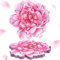 Set di 100 tovagliette alla peonia rosa floreale tovagliette in carta primaverile usa e getta per tavolo da pranzo, feste, matrimoni, cucina, decorazione nuziale, 30 x 30 cm