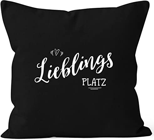 Kissenhülle für Lieblingsplatz, Geschenk für Kissen, 45 x 45 cm