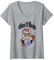Guns N' Roses Officiel Guns N' Demons Violet Fumé T-Shirt avec Col en V