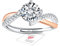 HEEYA Verlobungsring Silber 925 Unendlichkeit Promise Eheringe Verstellbare Ringe Damen Silberringe mit Zirkonia Trauringe Hochzeitsringe Antragsring Ringe Rosegold Schmuck mit Geschenkbox