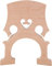 TUOREN Ersatz-Cello-Brücke aus Ahornholz, 4/4-Zoll-Größe, feiner, massives Ahornholz, Cello-Brücke, Ersatzteile und Zubehör