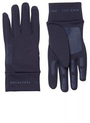 SEALSKINZ | Acle | Water Repellent Nano Fleece Glove | Lightweight & Touchscreen Compatible | Provides Insulated Protection, Navy
