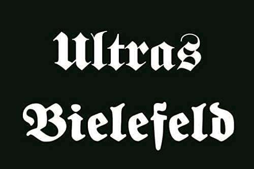 U24 Aufkleber Ultras Bielefeld Flagge Fahne 8 x 5 cm Autoaufkleber Sticker