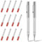 Grabado Bolígrafo De Aleación Grabado Pluma Talla Punta De Carburo Scriber 2 Piezas De Punta De Carburo De Tungsteno Para Metal Cerámica Azulejos Vidrio Madera