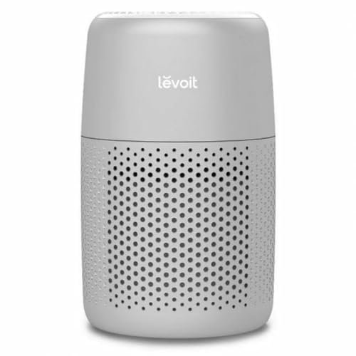 Levoit Luftreiniger Core Mini Pro 7 W - Mehrfarbig, HEPA-Filter, Texturierte Oberfläche, 20 m², 25 dB, 0,3 Mikrometer, Tastensteuerung, Kabelgebunden