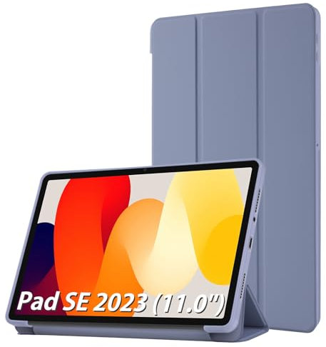 Simpeak Cover Compatibile per Xiaomi Redmi Pad SE 2023 (11.0'') Custodia, Cover in Pelle PU Compatibile con Xiaomi Redmi Pad SE 2023 (11.0'') Ultra-Sottile Folio Supporto Smart Cover, Azzurro
