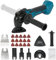 Cordless Oscillating Multi Tool,6 Variable Speeds 6000-20000rpm,4° Oscillation Angle Oscillating Multi-Tool for Sawing, Cutting, Sanding (Without Battery）