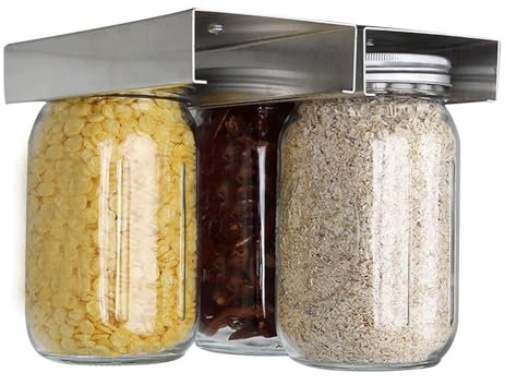 Mason Jar Storage Rack | Mason Jar Carrier For Mason Jars - Organizer, Carrier, Kitchen Mason Jars Accessory, Unique Jar Holder, Space-Saving Design For Canteens, Restaurants