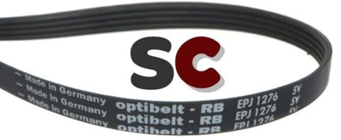 SC Solocorreas - Correa lavadora compatible (5EPJ 1276 / EPJ 1276 / 5PJE 1276/1276 PJE/EL 1276 J4 / 4PJE 1276/1276 J4 MAEL)