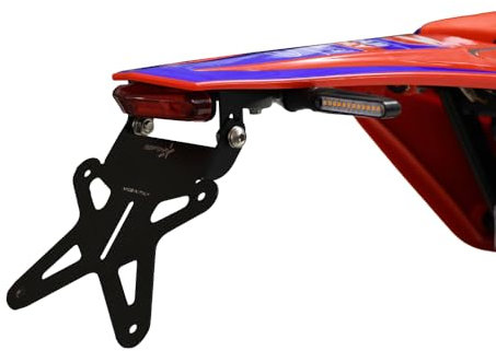 VERSTELLBARER SPORT KENNZEICHENHALTER kompatibel mit BETA MOTARD/ENDURO RR 50 2021-2025 | SEPTAR