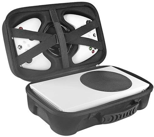 Ockyunoo Custodia Rigida per Console di Gioco, Custodia Protettiva per Xbox S, Nero