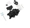 WODHMIEY Motorcycle Phone Mount,Universal Phone Mount 4 Vibration Absorbers, Anti-Theft Clamp Arm, 360° Rotatable Holder, Suitable for Motorcycles, Electric Bikes, and UTVs (Spider U-Shaped Base)