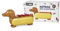 Yobro Mini-Bleistiftspitzer für Kinder - Hotdog-Design mit süßem Dackel-Motiv, handlich & praktisch