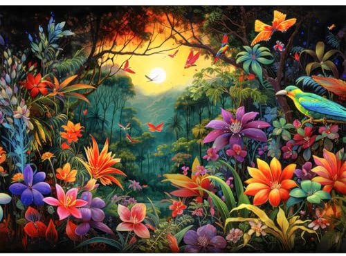 HUADADA Puzzle 1000 Teile-Wunderland-1000 Teile Puzzle für Erwachsene und Kinder ab 14 Jahren