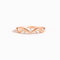 ICFYWTB Anello donna in argento 925 con onda curativa | Gioiello per l'amor proprio e guarigione non lineare | Regalo stimolante con messaggio incoraggiante (Rose Gold,8)