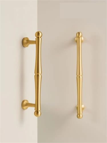 WBCDXCBB Massiv Messing Möbel Schrank Schublade Kleiderschrank Tür Lange Griff Gold Vintage Garderobe Pull 1Pcs(CH034-BB-96130)