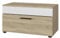 Vicco Wohnzimmerschrank Berno, Sonoma/Weiß, 70.8 x 38.9 cm mit Klapptür