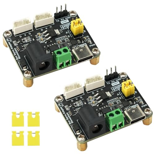 Serial Bus Servo Driver Board für ST/SC Reihe, 2 Stück Bus Servo Treiber Platine Bus Servo Adapter UART Schnittstelle Unterstützt C/C++/Python Kompatibel mit Raspberry pi mit Arduino mit STM32/ESP32