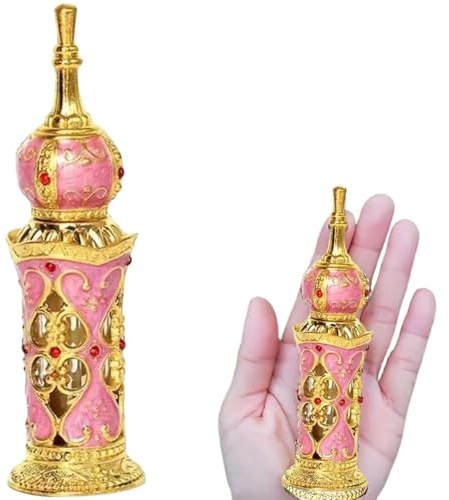 Huile de parfum arabe, parfum longue durée de 15ml, dubaï avec bouteille en plastique luxueuse pour femmes, décor