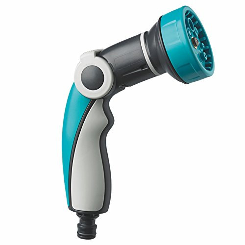 G.F. GF80263543 Pistola Irrigazione 8 Jet Premium, Blu, 15.5x6.5x16 cm
