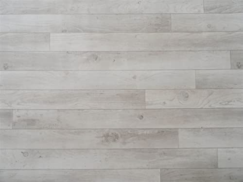 PVC Bodenbelag Vinylboden in rustikalem Holz, Zuschnitt (3m breit / 4,5m lang)