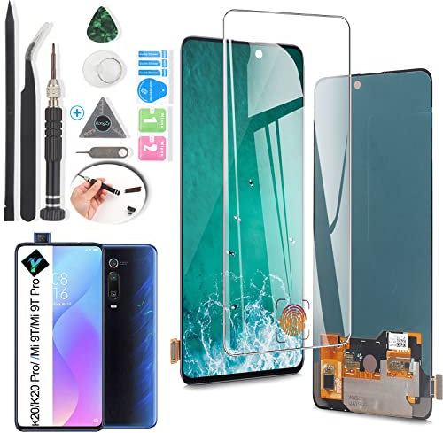 YWL-US OLED Pantalla LCD táctil digitalizador de repuesto para Xiaomi Mi 9T/Mi 9T Pro/Redmi K20/K20 Pro con herramientas (negro)