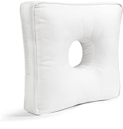 Mono Pillow - Ein kleines Seitenschläferkissen mit einem Loch