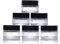 OUYUME Lot de 6 boîtes de 20 ml en verre rechargeables vides avec couvercle à vis et inserts blancs, récipients cosmétiques, pots à crème de voyage, pour cosmétiques, poudres, lotion, crèmes