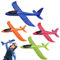 PATRICHOR Styropor Flugzeuge Kinder Styroporflieger Flieger - 4 Stück Wurfgleiter, Flugzeug Segelflugzeug Kinder, Flugzeug Spielzeug Groß