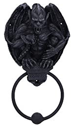 Nemesis Now Türklopfer, Grotesque, 21,8 cm, Schwarz, grau, 21.8cm