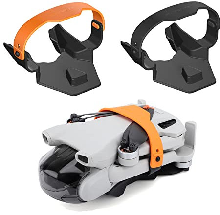 ZJRXM Mini 3 Propellerschutz für DJI Mini 3 Zubehör, Propellerhalter Gurtschutz Stabilisator Fixator für DJI Mini 3 Drone, Nicht für DJI Mini 3 Pro (Orange)