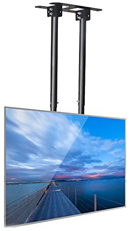 TV-Ständer, TV-Wandhalterung, neigbar, Erweiterung, Deckenhalterung, hält bis zu 60 kg Bildschirme, passend für 37–80 Zoll LED-Bildschirme, max. VESA 900 x 600 mm