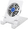 Refroidisseur pour ordinateur portable,HUIOP Support de refroidissement pour tablette de téléphone portable pliable support de téléphone réglable à plusieurs vitesses avec ventilateur de refroidisseme