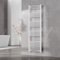 Go Bathrooms Nola Bathroom Towel Rail Heated Bathroom Radiator Wall Mounted Ladder Rail White - 1600mm x 500mm