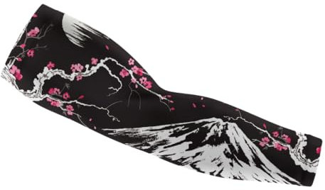 Nyfter - Gaming Arm Sleeve Premium Gaming Sleeve Anti-Schweiß Effekt temperaturregulierend für performance Verbesserung im Gameplay (Sakura-Black, M)
