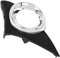 THua store Auto-Nebelscheinwerfer-Abdeckung, Bazel-Gitter, Nebelscheinwerfer, Lampenrahmen, Abdeckungen, Lochgrill, Chrom, Kompatibel Mit Peugeot 207 Sport 2006 2007 2008 2009 ( Color : Passenger Side