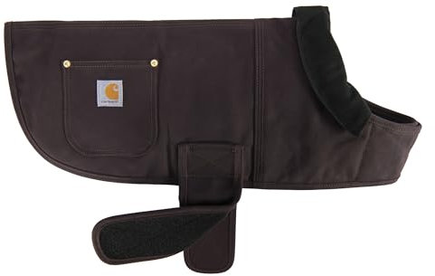 Carhartt Firm Duck Isolierter Hundemantel, strapazierfähige, wetterbeständige Jacke für kalte und windige Bedingungen, PFAS-frei (Deep Wine), Größe M