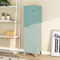 [en.casa] Einzelspind Kurikka Metallspind mit 2 Ablagen 137 x 38 x 38 cm abschließbar Schließfachschrank Metallschrank Garderobenschrank Graublau
