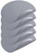 Tongjude Silicone Microwave Mat - 11.7 x 11.7 -Set of 5 Silicone Drying Mat, Protect From Spill Overs, Non-Slip Silicone Trivet Mats, Hot Pot Holders, Jar Opener, Dishwasher Safe