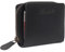 Benthill Kleine Geldbörse Echt Leder | Damen & Herren Portemonnaie mit RFID Schutz | 8 Kartenfächer | Slim-Wallet inkl. Geschenkbox, Farbe:Schwarz