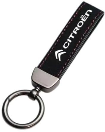 Porte Clef de Voiture pour Citroen C1 I 2008-2012, Porte-clés Anti-Perte Cadeau pour Homme et Femme Key Voiture Chain Rings Porte Étanche
