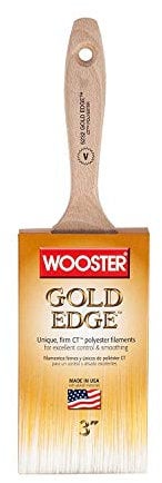 Wooster Brush E5232-3 Gold Edge Varnish Paintbrush, 3-Inch Size