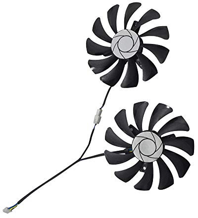 RETYLY New 1 Paire De Carte Graphique Ventilateur 85Mm Ha9010H12F-Z Remplacement du Ventilateur De Refroidissement 4 Broches pour Msi GTX 1060 Oc 6G GTX 960 P106-100 P106 Gtx1060 Gtx960